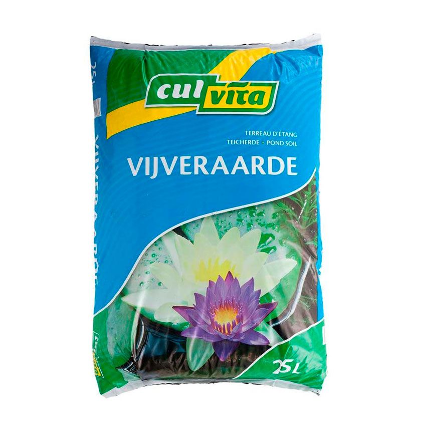 vdvelde.com - Terreau pour étang - Terreau pour plantes d'étang avec nutrition pour 1 an - 20 litres - Van der Velde Waterplants