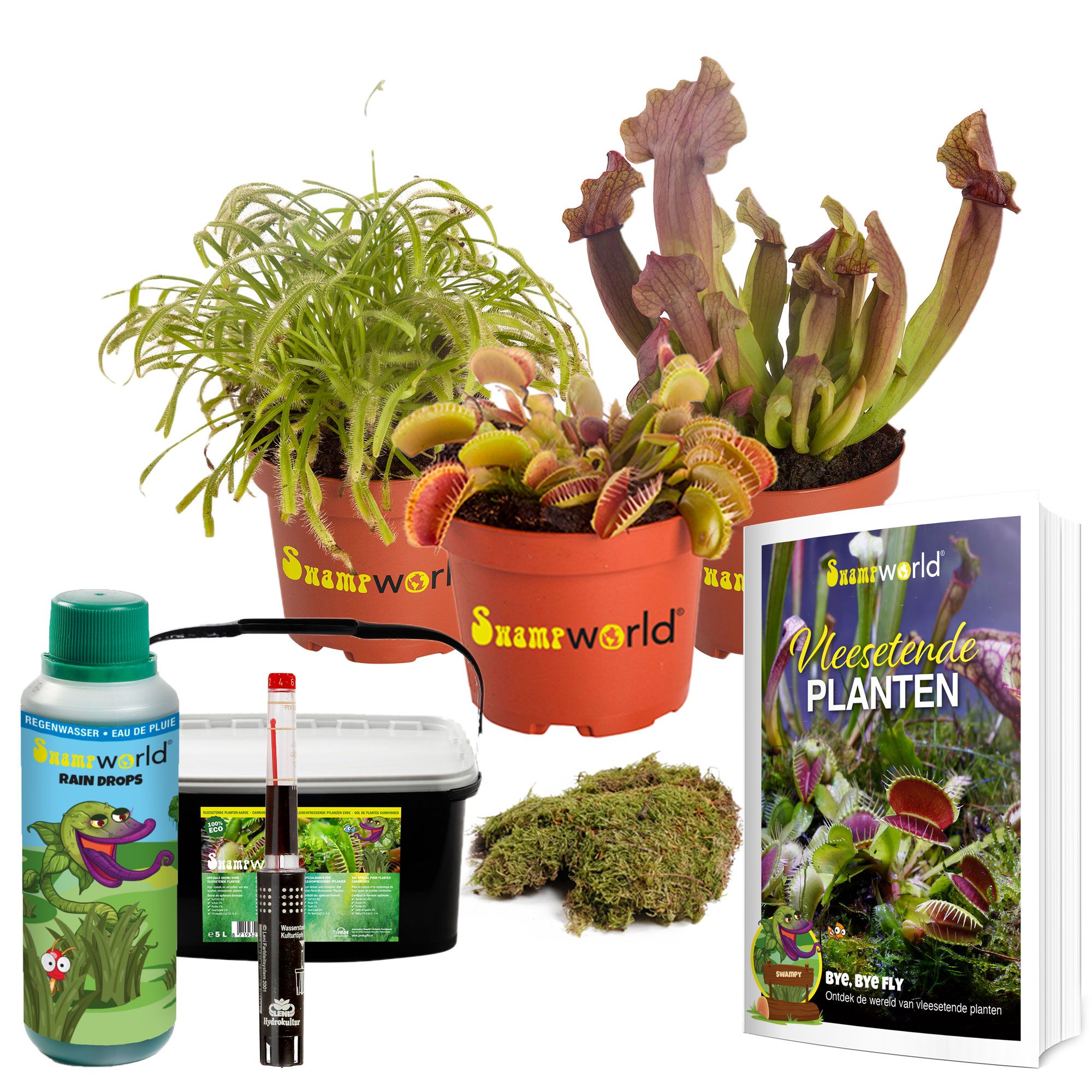 Terrarium Planten Set – 3 vleesetende planten