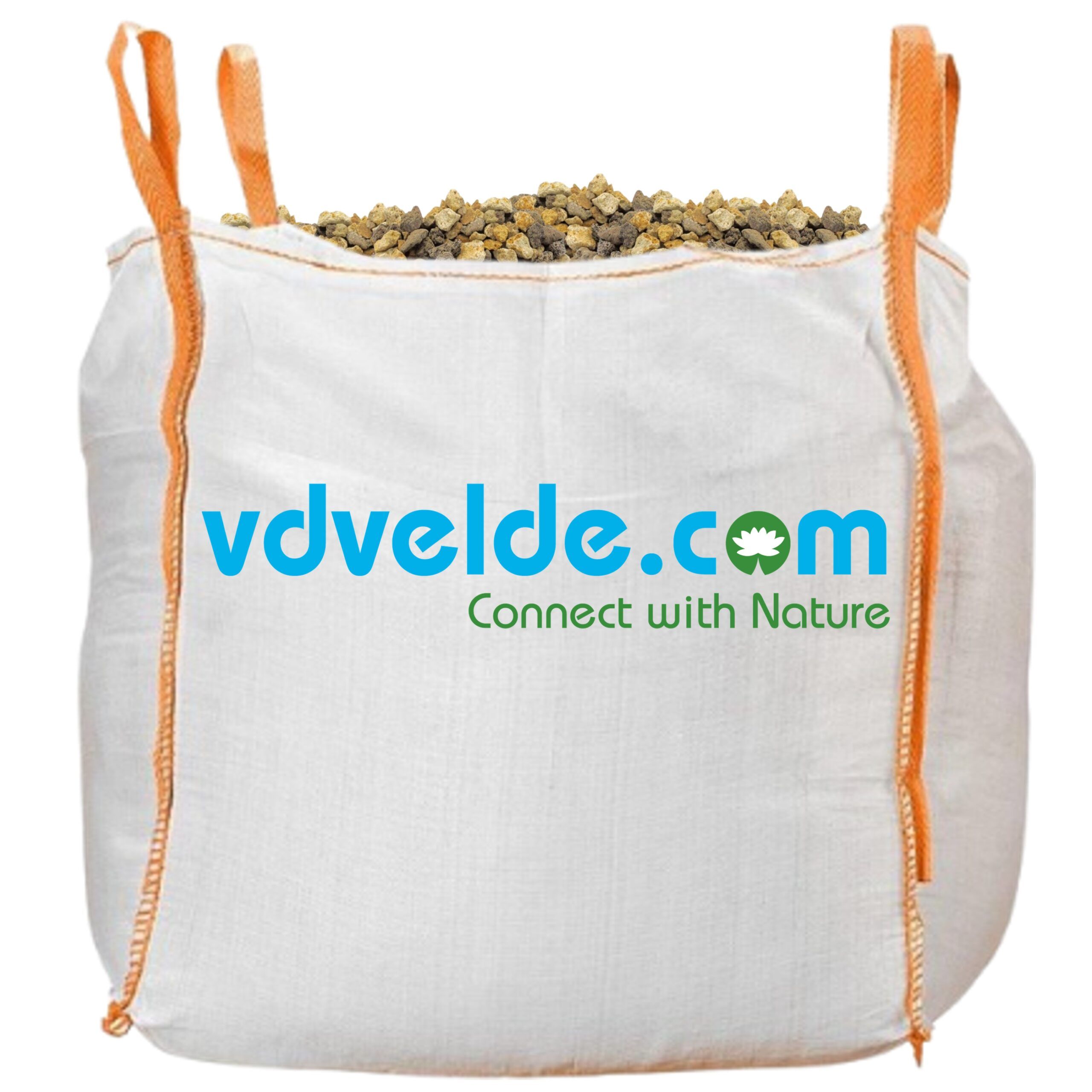 vdvelde.com - Vijversubstraat - Big Bag 1000 liter - Geleverd op Euro Pallet - Zware kwaliteit vijver substraat voor de beste filtering - Extra poreus: optimale planten groei