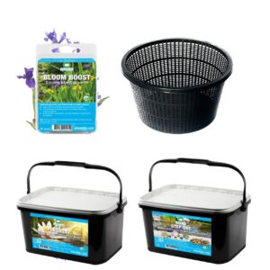 Cestino rotondo per laghetto 22 cm + Accessori