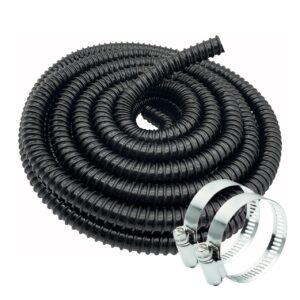 Tuyau pour bassin 10 m + colliers de serrage