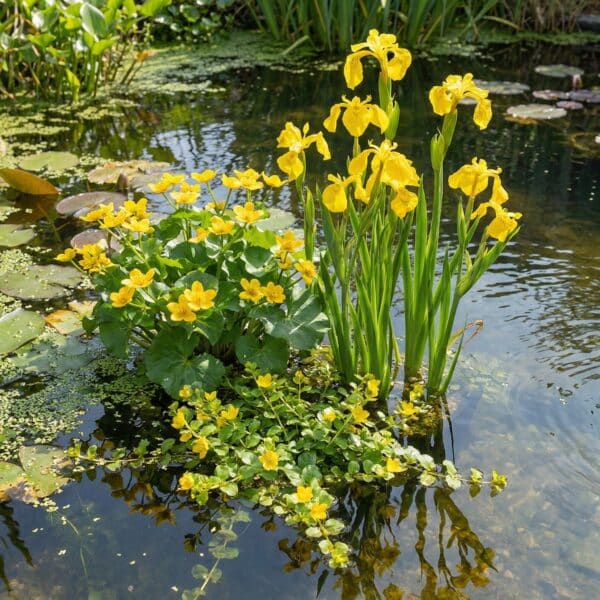 Gelbe Wasserpflanzen vdvelde.com