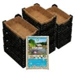 Vijverkratten 12 stuks + Filtersubstraat en Inlegvellen Caixas para lagos (12 unidades) + substrato filtrante e folhas de revestimento
