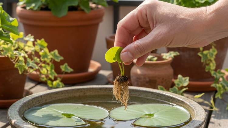 kleine-planten Plantas pequeñas para un estanque miniatura