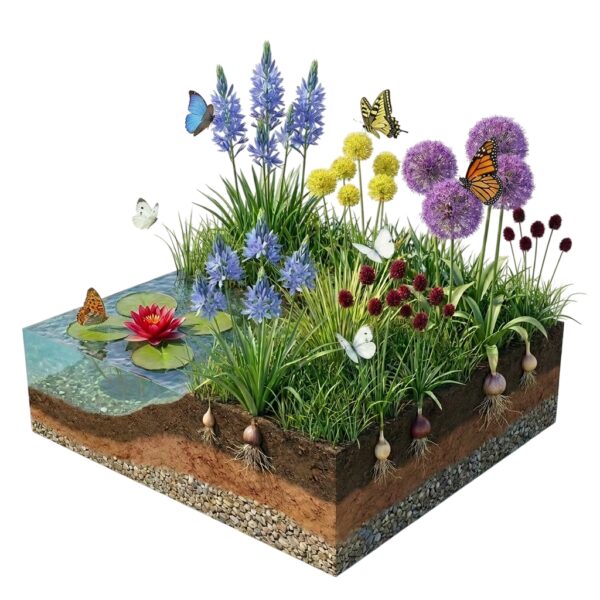 AQUA BULBS Butterfly Mix - Vlinder Bloembollen AQUA BULBS Butterfly Mix - Butterfly Flower Bulbs