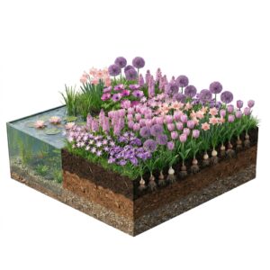 AQUA BULBS Pink Mix - Pink Flower Bulbs