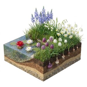 AQUA BULBS Wild Mix - Bulbos de flor de avefría