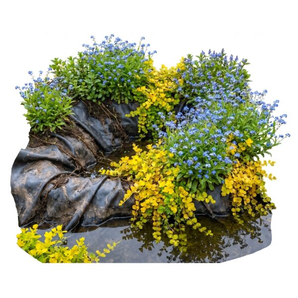 Natte Vijverrand Planten 2-3m2 Plantas para la orilla húmeda de un estanque, 2-3 m²